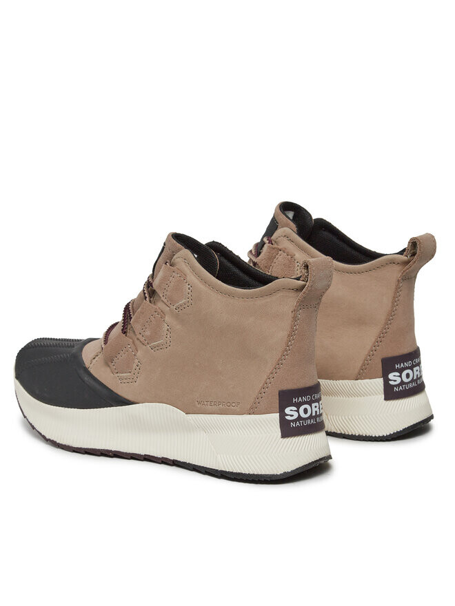 Ботинки женские Sorel на плоской подошве, коричневый — фото 3