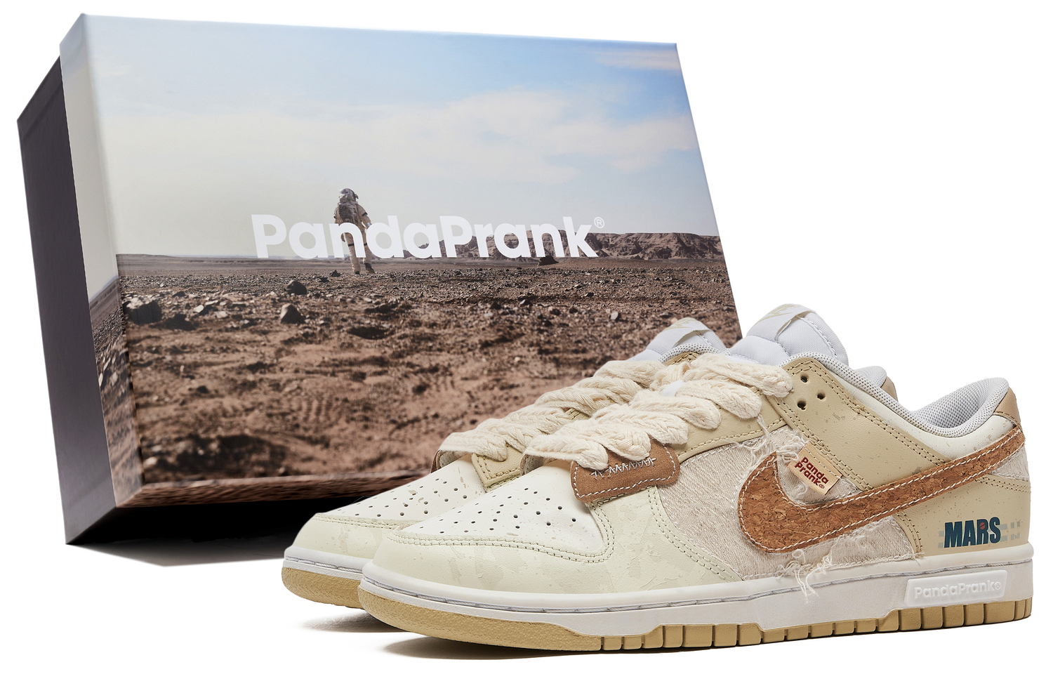 

Nike Мужские противоскользящие ударопроские быстросохнущие низкие кроссовки для скейтбординга бежево-желтые