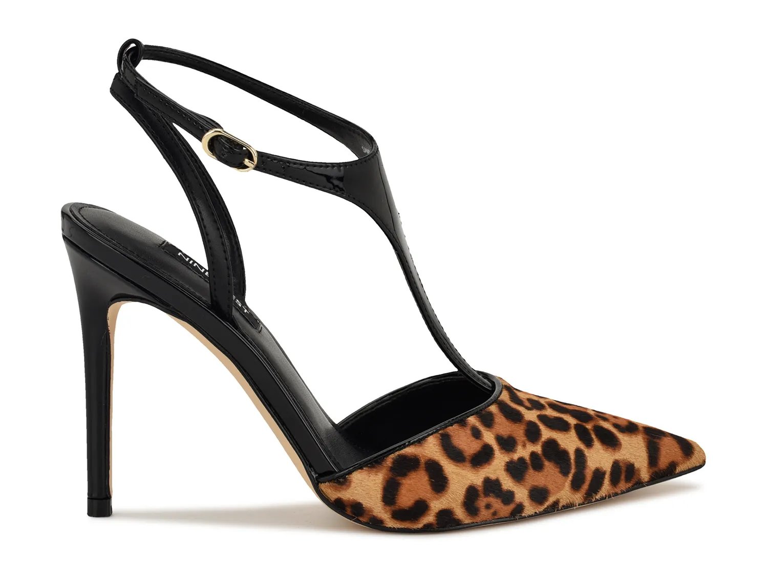 Туфли Nine West Fiesta Pump, Light Brown Leopard Print Leather/Calf Hair — фото 3
