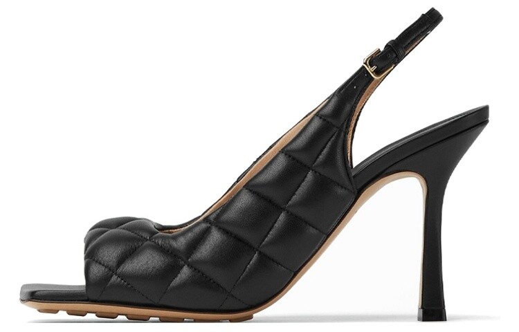 Туфли женские Bottega Veneta мягкие, черный