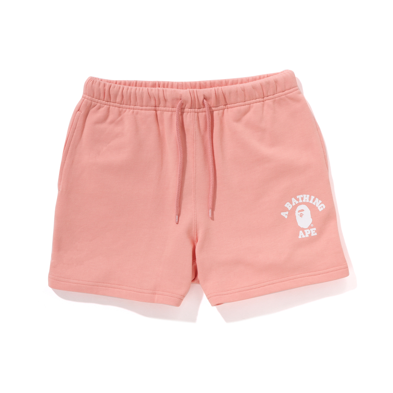 

A BATHING APE Bape женские спортивные шорты College Yellow