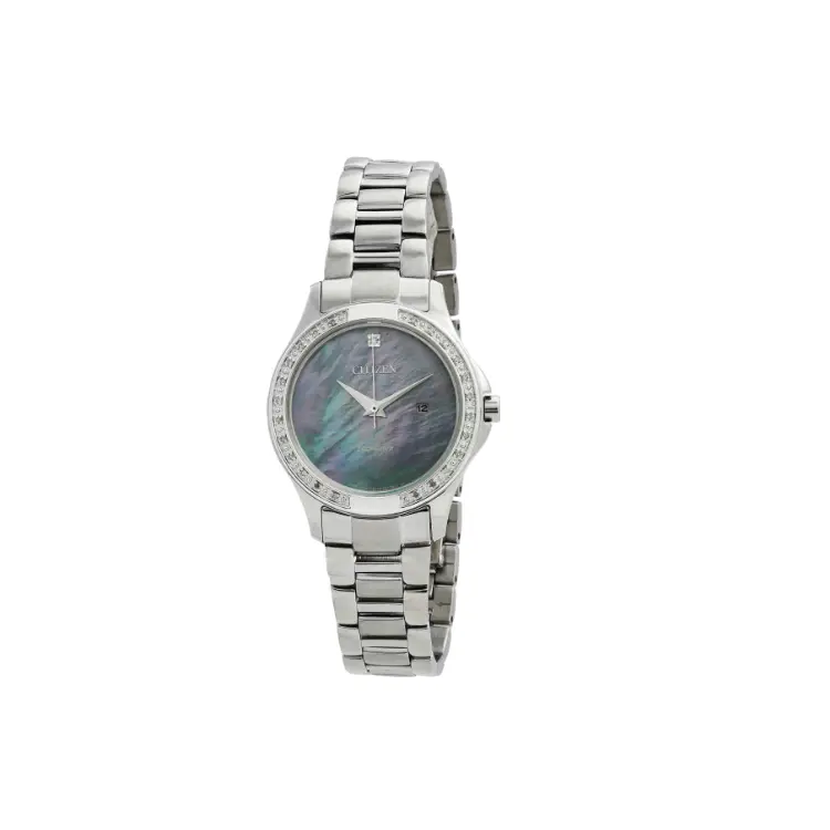 

CITIZEN Часы Ecology Drive Collection Solar Quartz Movement Metal Stainless Steel Strap Watch 32mm Women's Watch Silver Dial, Silver Dial