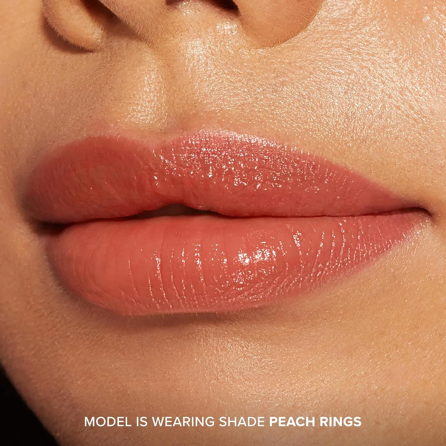 Бальзам для губ Too Faced Kissing Juicy Tint | Увлажняющий, стойкий тинт для мгновенного придания цвета и блеска, с сочным ароматом, 0,10 унции, 04 Peach Ring (Peachy Nude) — фото 4