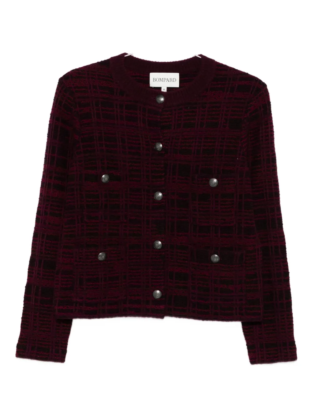 

Жаккардовый твидовый пиджак Eric Bompard, фиолетовый