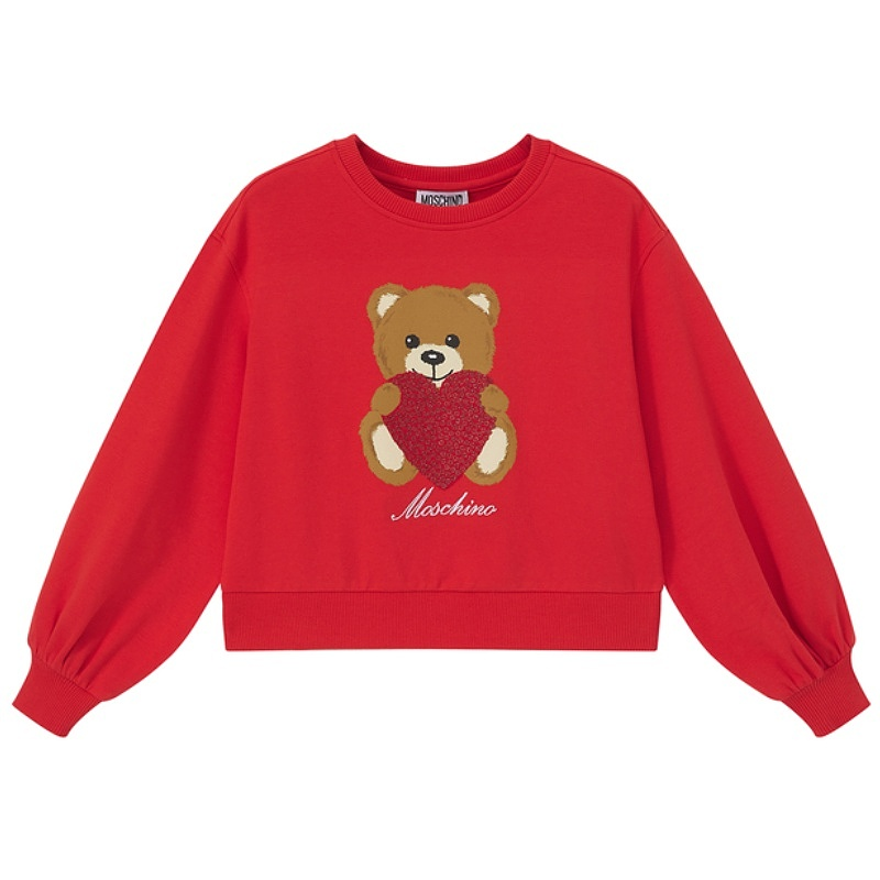 

X Толстовка TEDDY BEAR для детей от 3 до 7 лет MOSCHINO, розовый