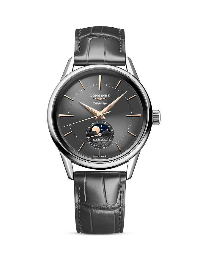 

Часы Heritage Classic, 38,5 мм Longines, черный