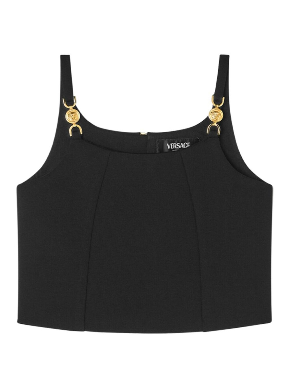 

Versace Kids укороченный топ Medusa '95, черный