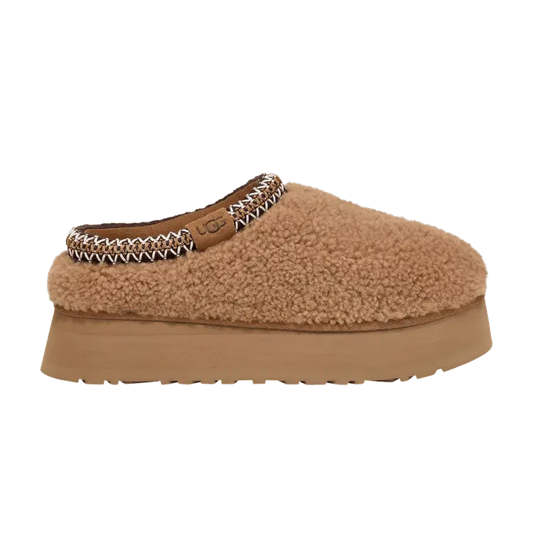 Шлепанцы UGG Wmns Tazz Slipper Maxi Curly - Chestnut, коричневый