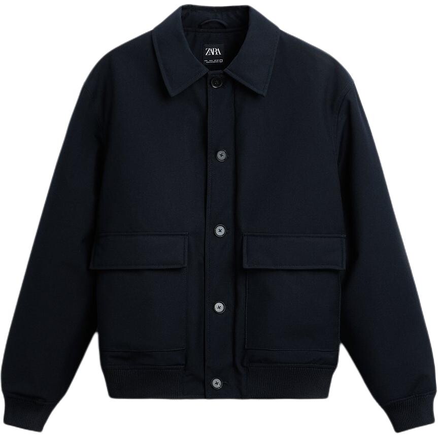 

Куртка мужская синяя Zara, синий