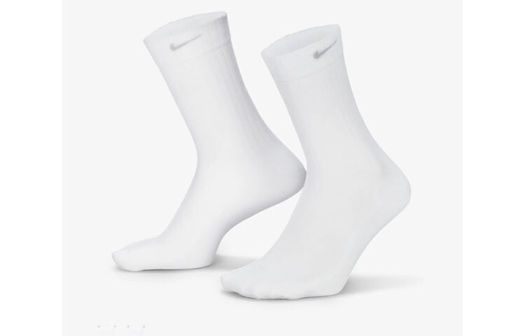 Женские носки Nike до середины икры, цвет 2 Pack (White) — фото 4