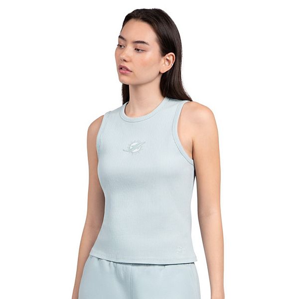 

Женский топ-майка кроп pastel green miami dolphins travel pastels Starter