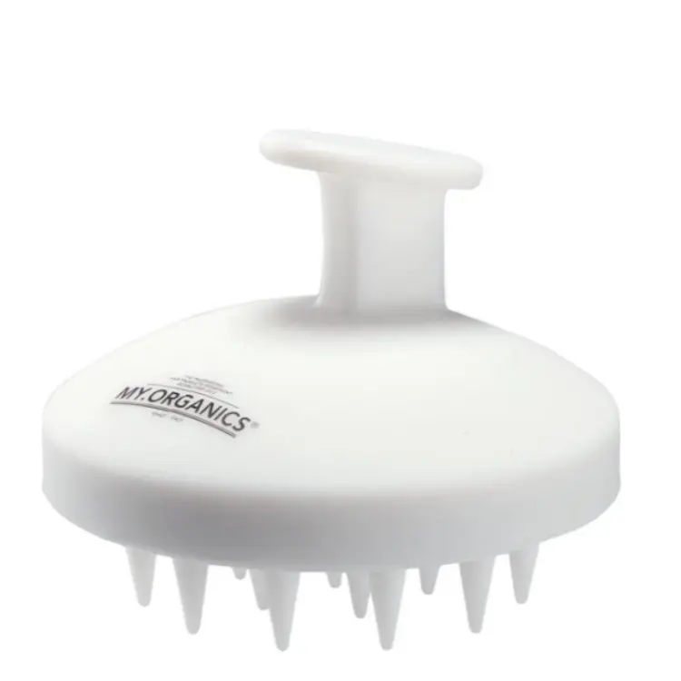 

My Organics Белая массажная расческа для кожи головы, успокаивающий уход за волосами