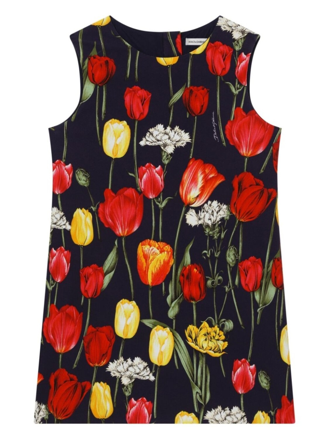

Dolce & Gabbana Kids платье с принтом, синий
