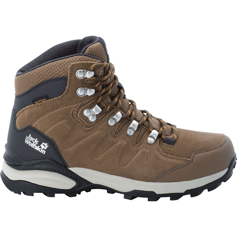 

Женские туфли Refugio Texapore Mid Jack Wolfskin, коричневый