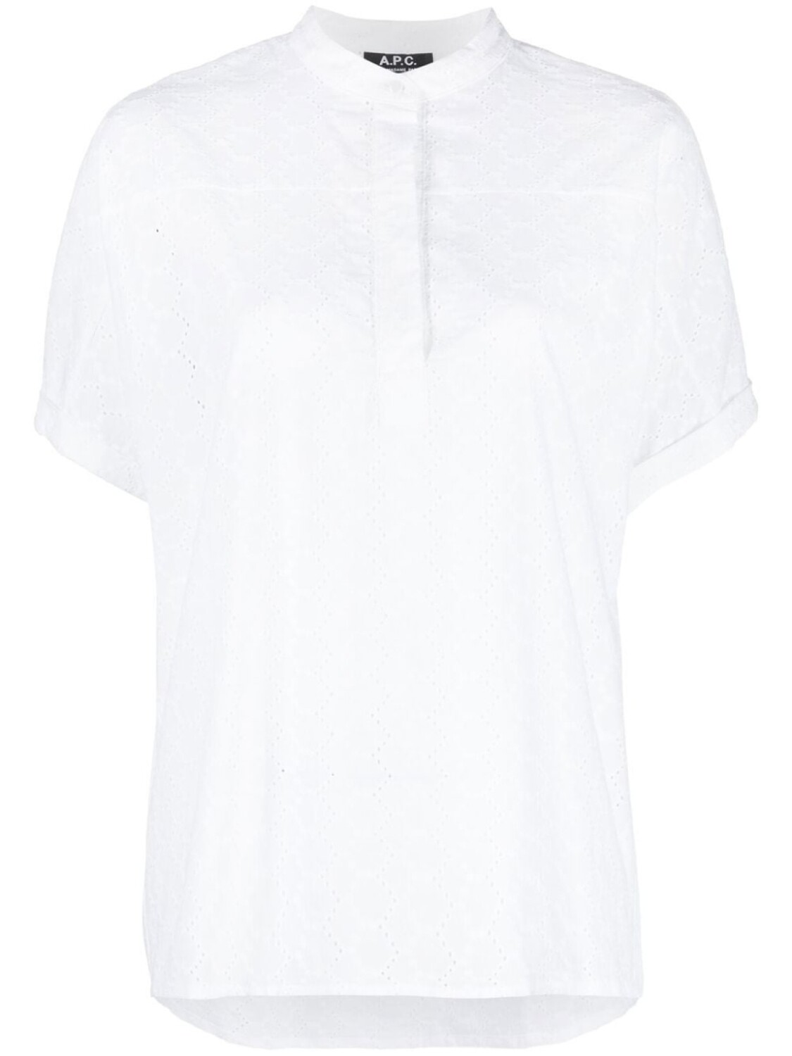 

A.P.C. топ с короткими рукавами, белый