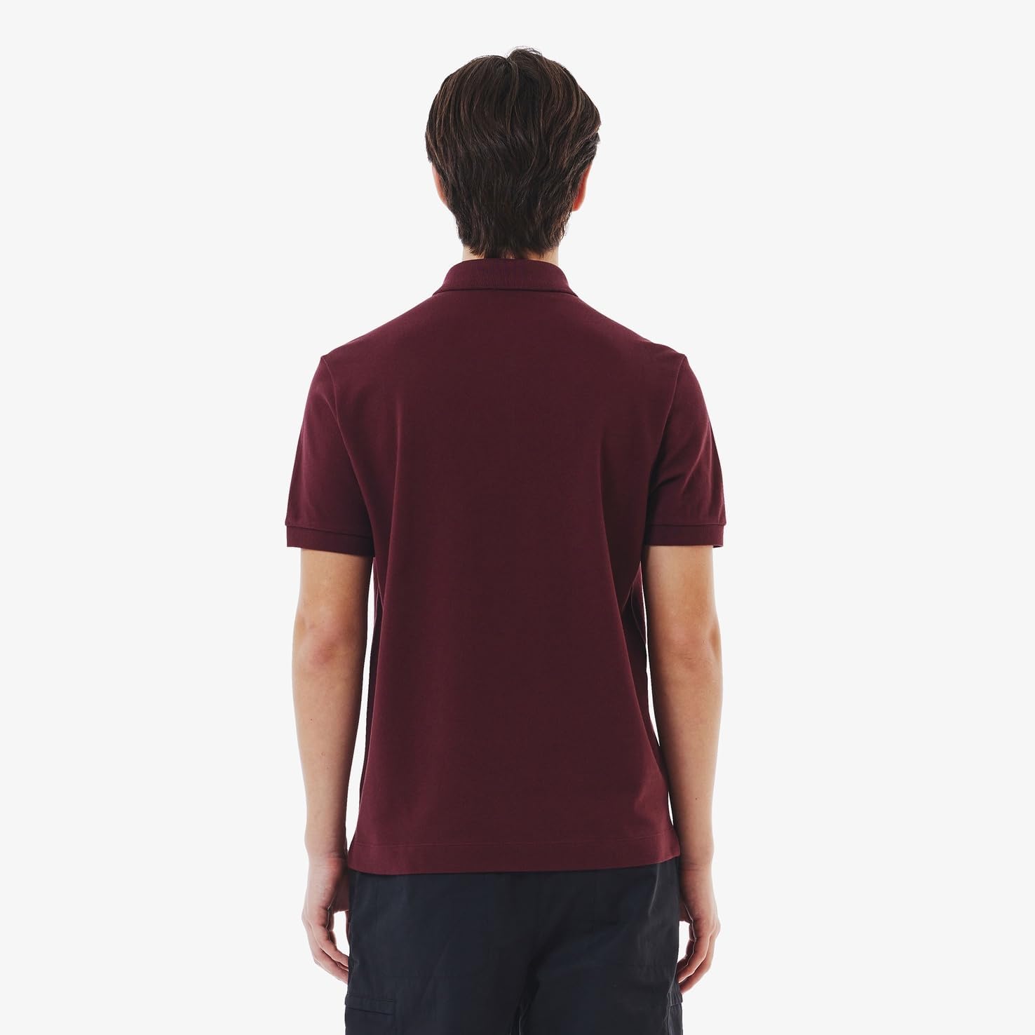 Мужская поло-рубашка Lacoste Regular Fit Stretch Paris (с коротким рукавом) PH5522L (старый цвет), мокко — фото 2