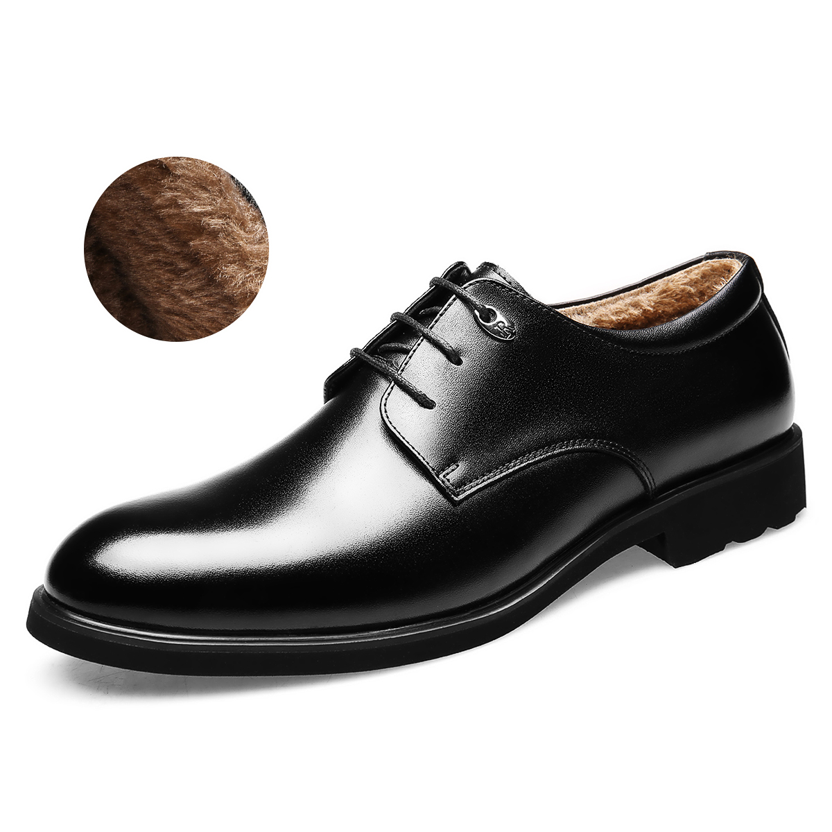 

Мужские туфли Чёрный/Тёмно-коричневый CHINT Чёрный {Всесезонные}