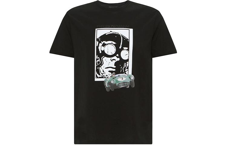 

Футболка мужская черная EMPORIO ARMANI