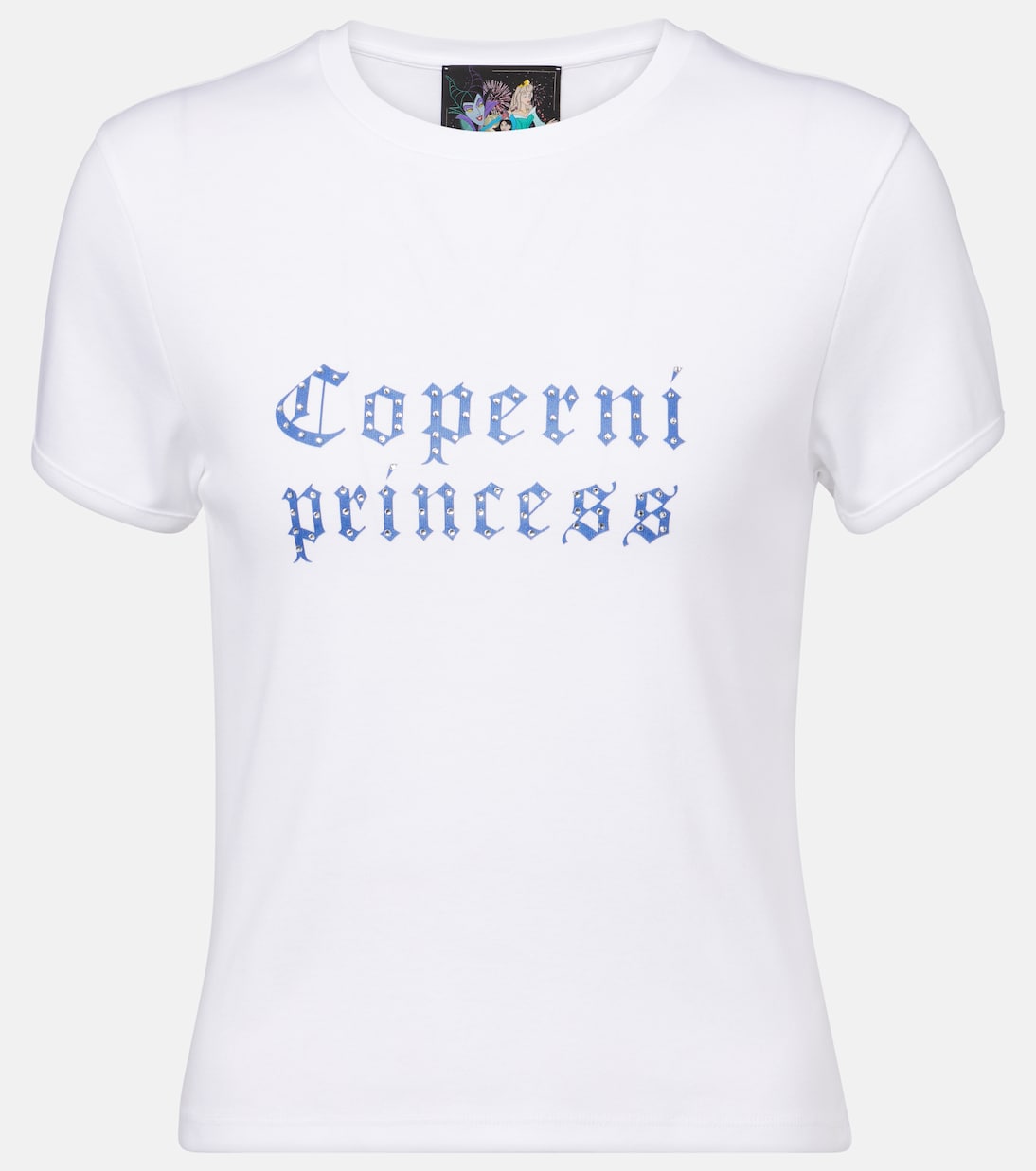 

Футболка из хлопкового джерси Disney Princess Coperni, белый