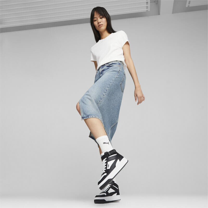 Кроссовки Carina Street Mid Женские PUMA Белый Черный — фото 3