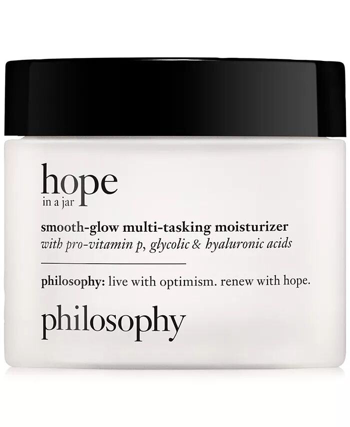 

Hope In A Jar Многофункциональный увлажняющий крем Smooth-Glow с провитамином P, гликолевой и гиалуроновой кислотами, 2 унции Philosophy
