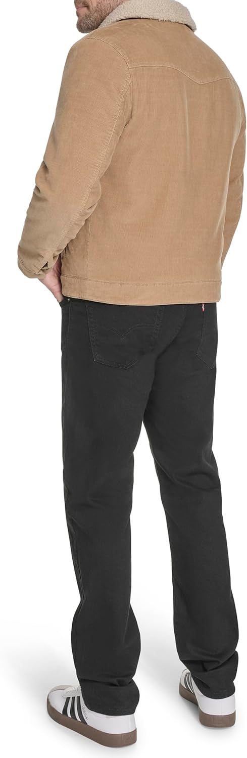 Мужская джинсовая куртка Levi's Cotton Trucker, Tan Corduroy — фото 4