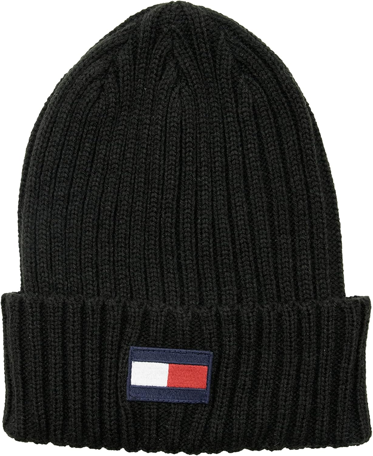 

Мужская ребристая шапка-манжета Tommy Hilfiger, Black Flag Patch