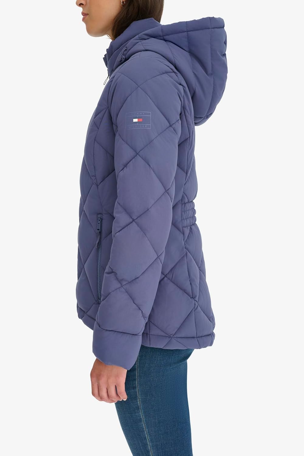 Женская повседневное легкая куртка Tommy Hilfiger, Crown Blue — фото 3