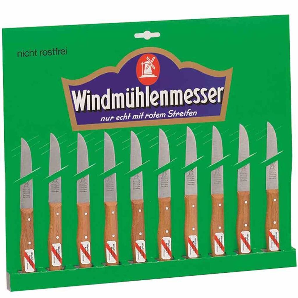 

Windmühlenmesser 138-5325010003 Нож для овощей с прямым лезвием 85 мм, натуральный/серебристый (10 шт. в упаковке)