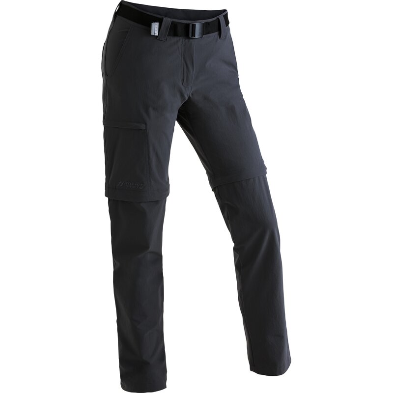 

Брюки inara slim zip da-zip off pants el. Maier Sports, черный