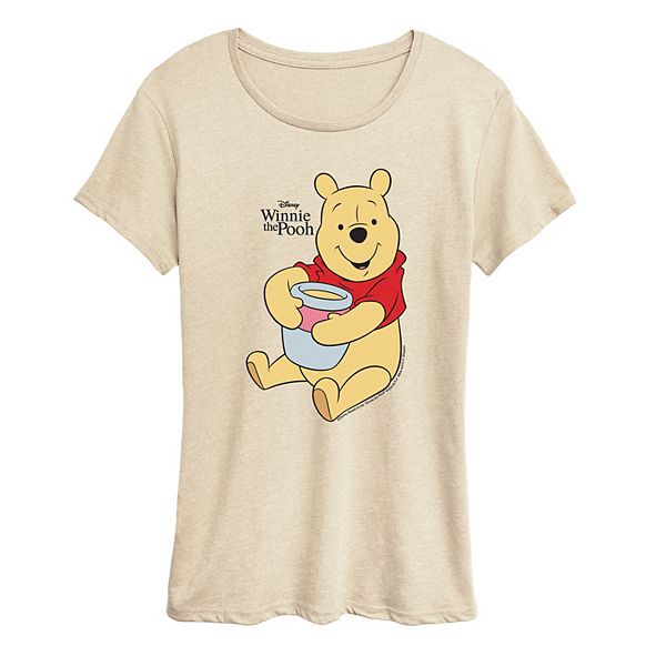 

Женская футболка с принтом "Горшочек меда Винни Пуха" Disney, Beige