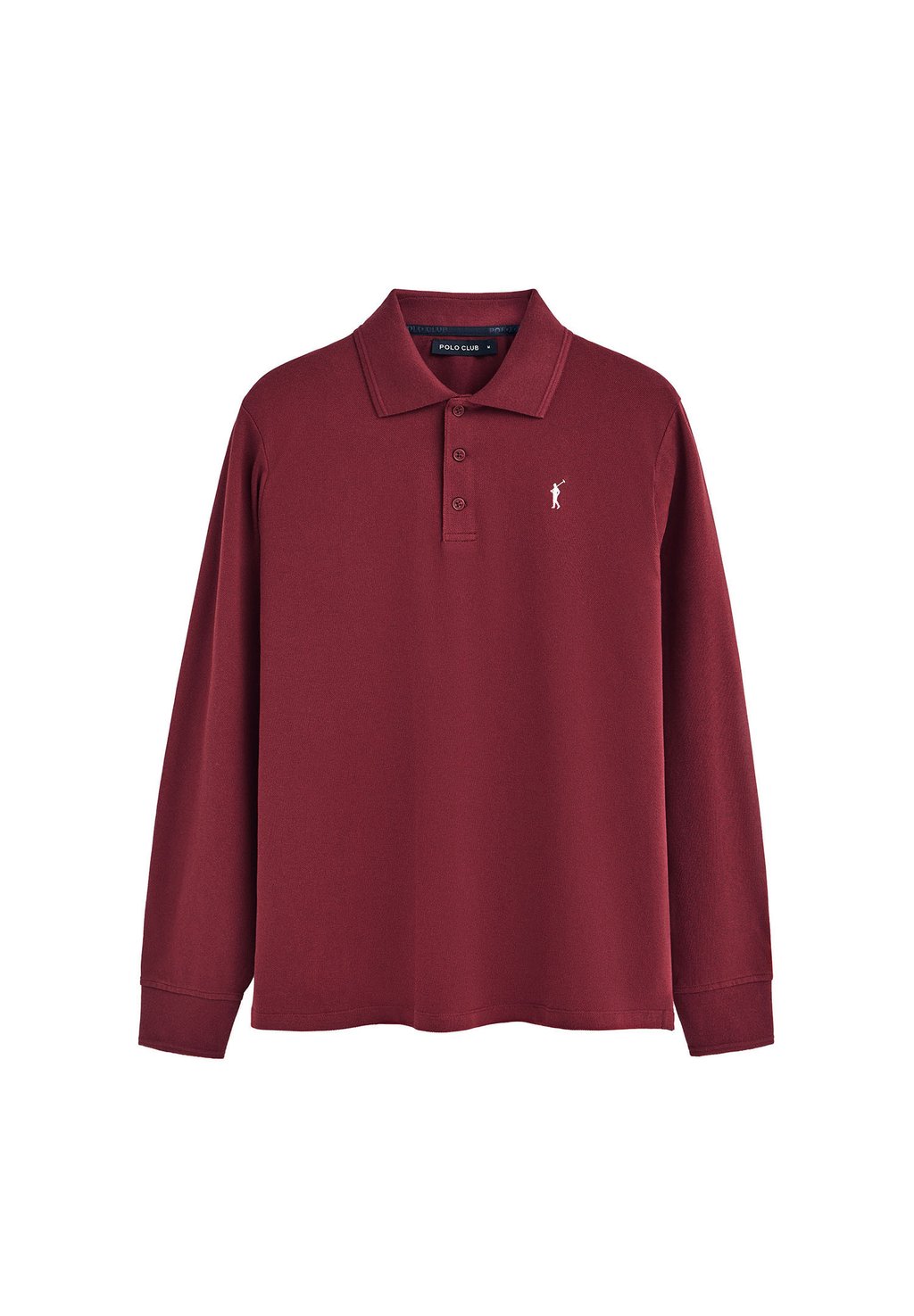 

Лонгслив REGULAR FIT THREE BUTTONS RIGBY - Polo shirt Polo Club, бургундия