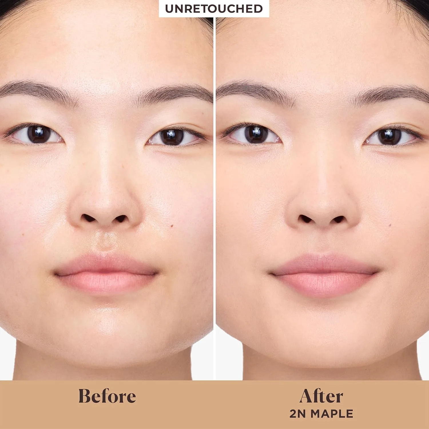 Laura Mercier Tinted Moisturizer Blurred Matte с SPF 30: 24-часовой контроль блеска и матирующий эффект, стойкое покрытие от легкого до среднего 14.18 г (мини), 2N Maple - Light with neutral undertones — фото 2