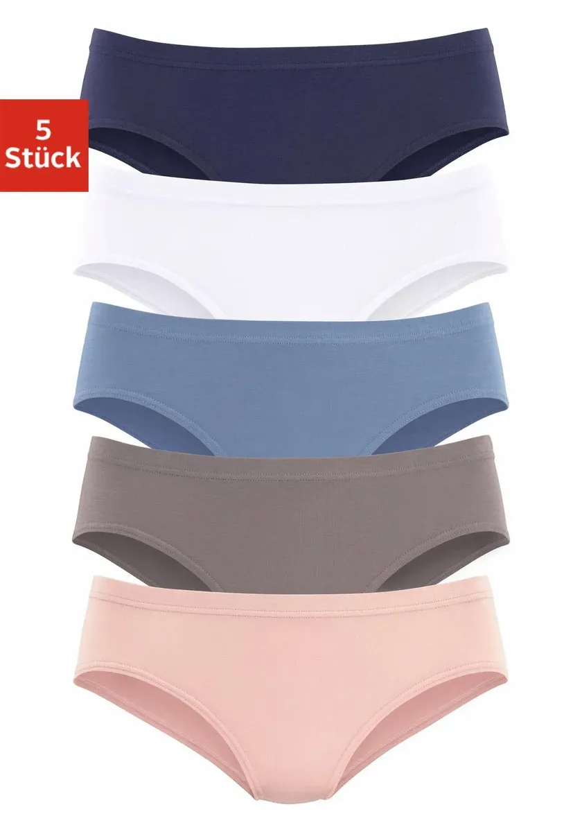 

Трусы Vivance Jazz Pants (5 шт.) из эластичного хлопка высокого качества, белый