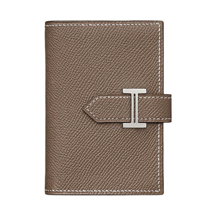 

HERMES Кошелёк Bearn Epsom из телячьей кожи женский 18 цвет слоновая кость серый