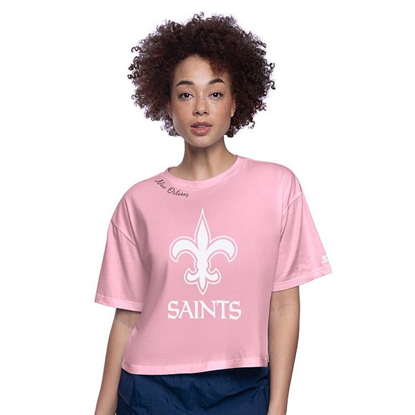 

Женская розовая футболка New Orleans Saints Play the Ball Starter, Розовый, Женская розовая футболка New Orleans Saints Play the Ball Starter