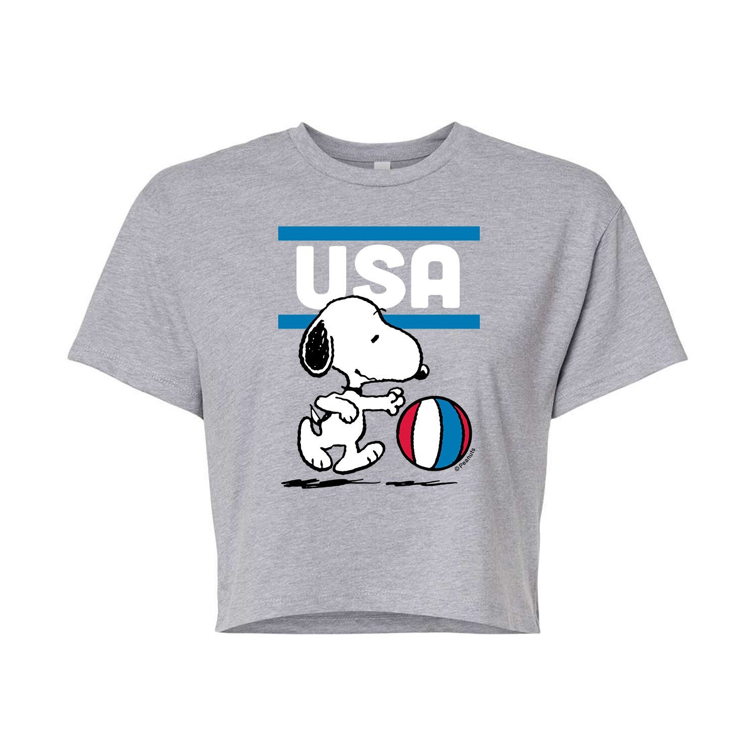 

Укороченная футболка с мячом для юниоров Peanuts USA Licensed Character