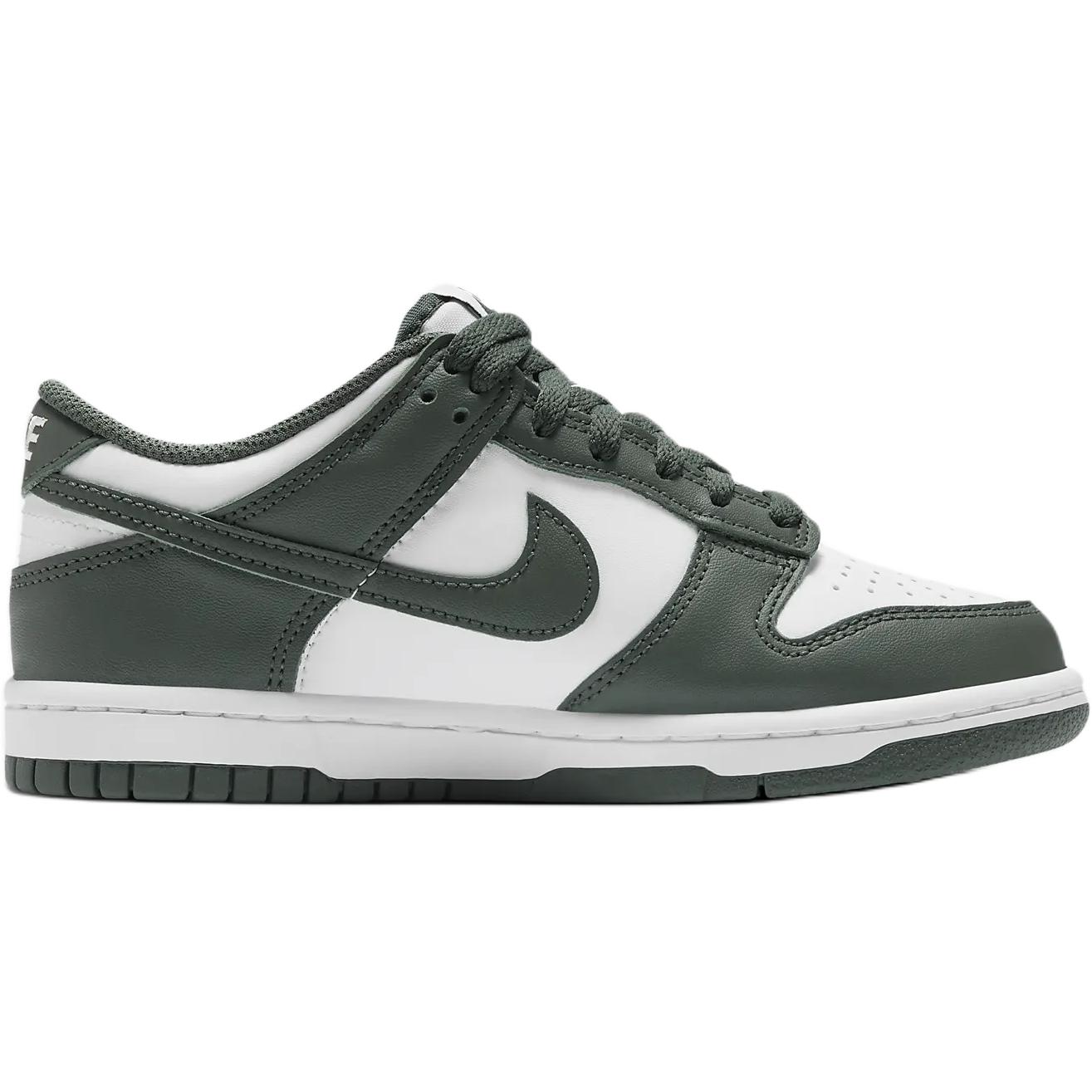 Детские кроссовки для скейтбординга Dunk Anti Slip с защитой от износа Nike, зеленый/белый — фото 2