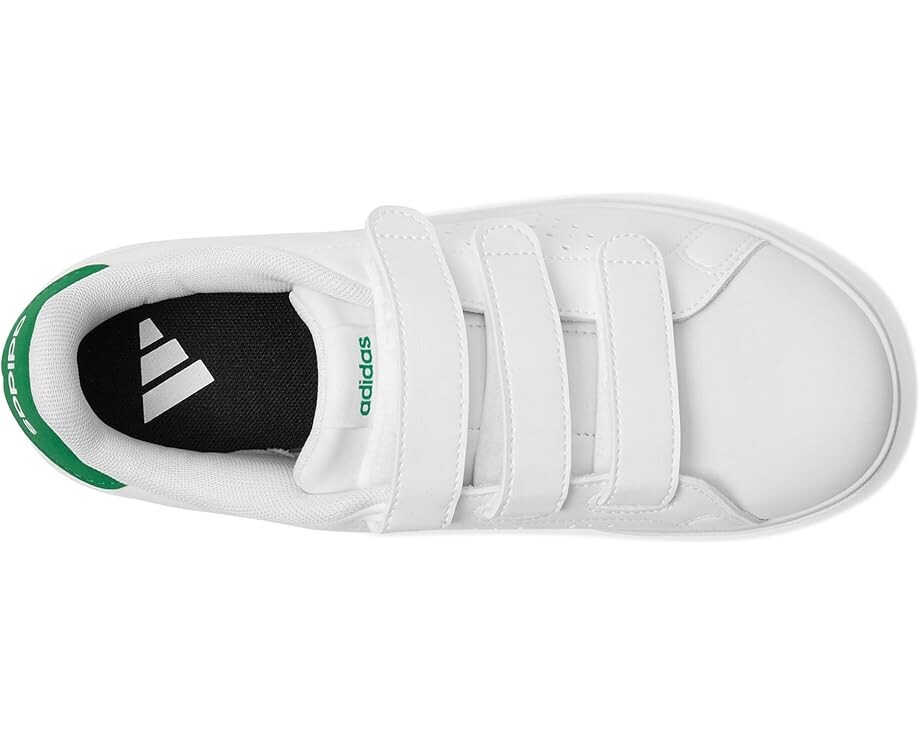 Кроссовки adidas Kids Advantage 2.0 Shoes, цвет White/White/Green — фото 2