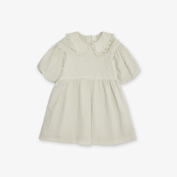 

Платье H&M Adorables из хлопкового пике с воротником 2-10 лет, зеленый