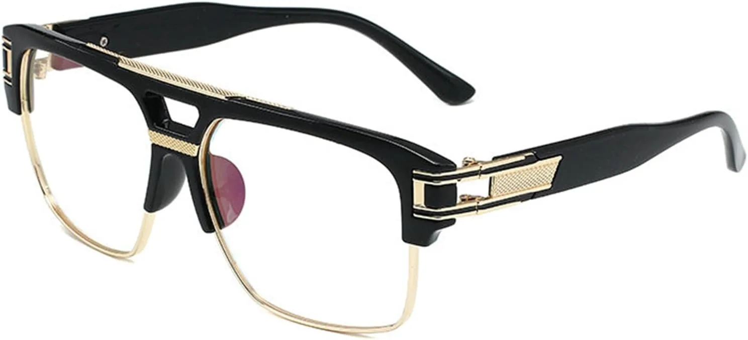 

Willochra Модные квадратные солнцезащитные очки для мужчин и женщин в винтажной металлической оправе. Модные солнцезащитные очки с защитой от УФ-излучения UV400, C6