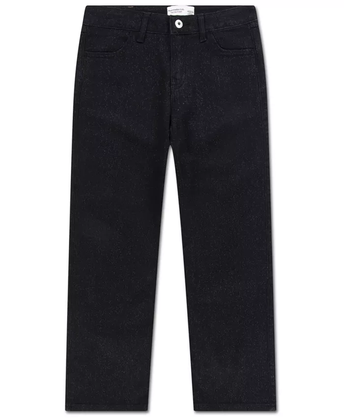 

Девчачьи блестящие низкие мешковатые джинсы Abercrombie Kids, синий
