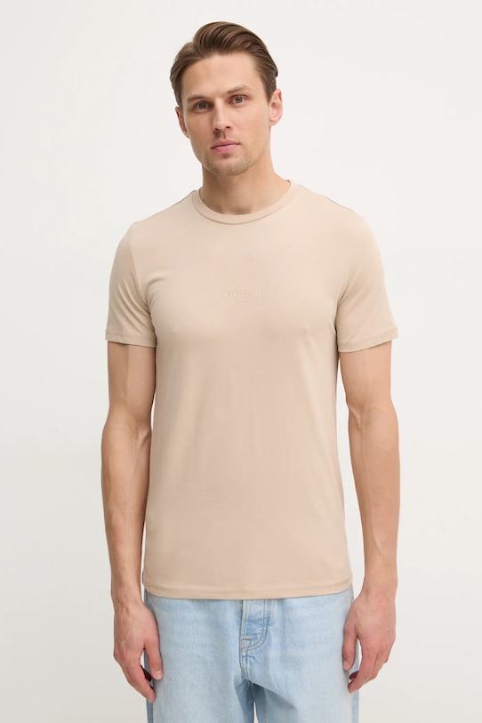

Футболка хлопковая AIDY Guess, бежевый