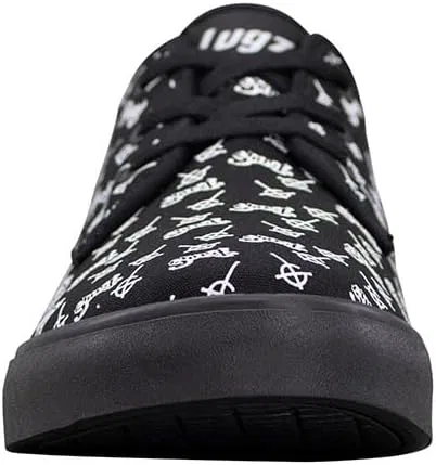 Мужские кроссовки Lugz Joints Ghost, Black White Ghost Logo — фото 3