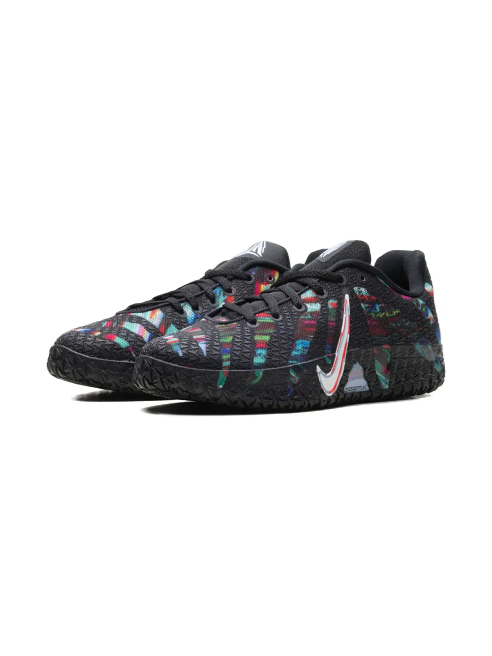 Кроссовки на шнуровке с вставками Nike Kids, черный — фото 3