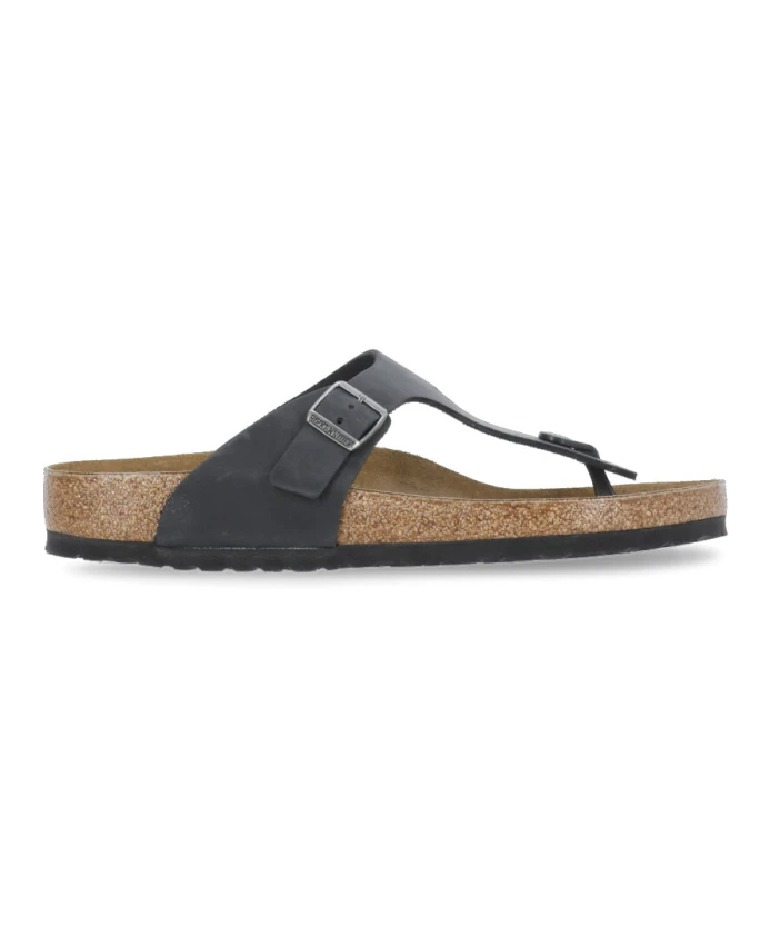 

Сандалии Giza из промасленной кожи Birkenstock, черный