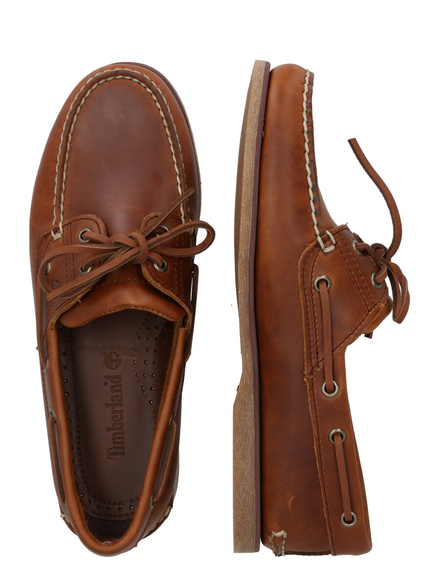 Повседневные туфли на шнурках TIMBERLAND Lace-Up Shoes Classic, карамельный — фото 2