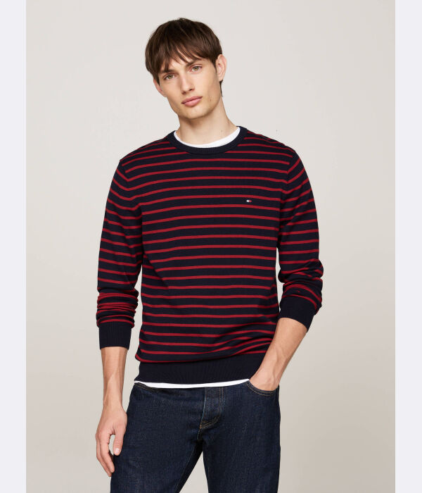 

Свитер Tommy Hilfiger Regular Fit, красный / черный
