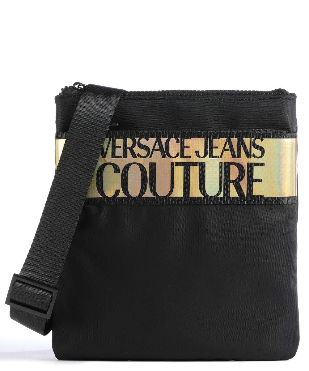 

Сумка через плечо Iconic Logo из полиамида Versace Jeans Couture, черный
