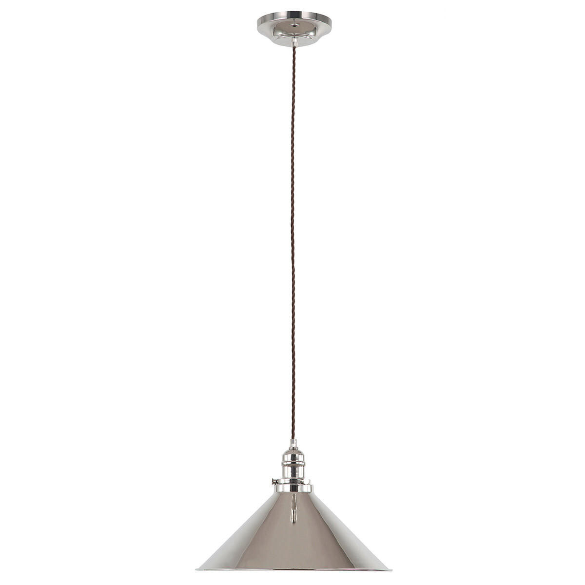 

Подвесной светильник Elstead Lighting, 37x28-200 см, никельной